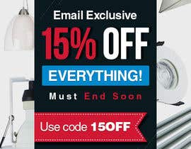 #45 for Design an email banner for a 15% off offer by lowie14