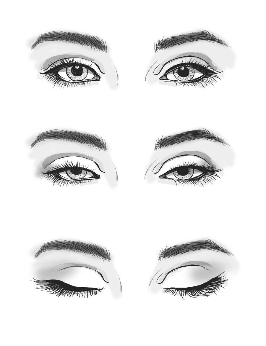 Realistic women's eyes drawings Freelancer