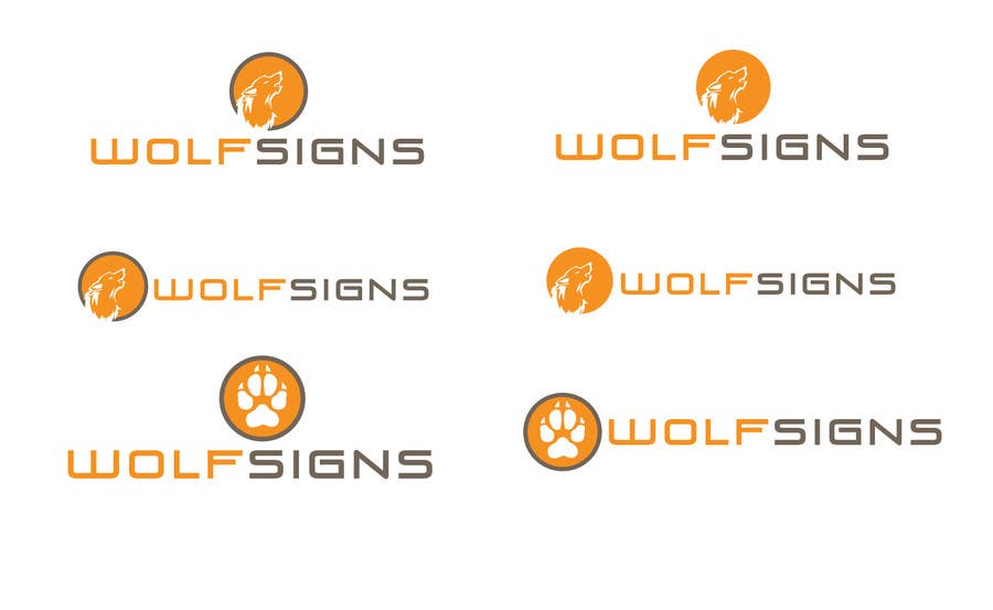 Bài tham dự cuộc thi #293 cho                                                 Logo Design for Wolf Signs
                                            
