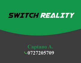 #11 untuk Design some Business Cards for my company, SWITCH REALITY oleh NickDemis
