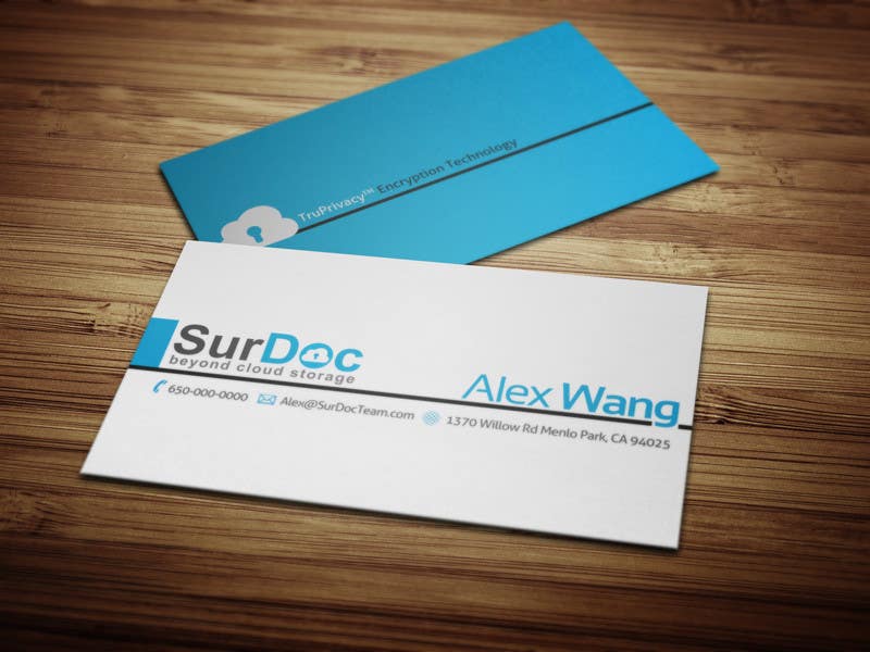 Penyertaan Peraduan #218 untuk                                                 Business Card Design for SurDoc
                                            