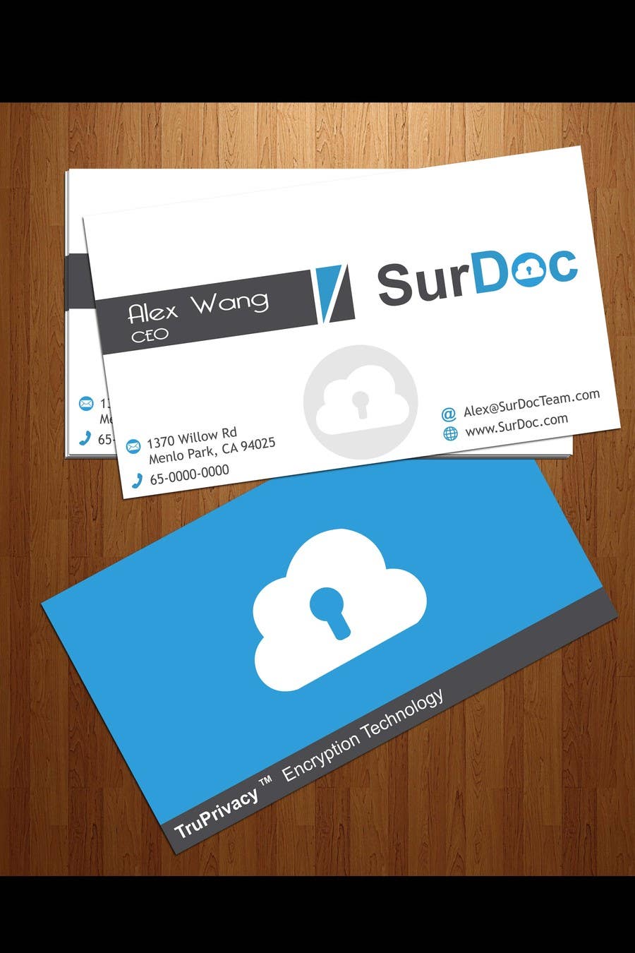 Kilpailutyö #174 kilpailussa                                                 Business Card Design for SurDoc
                                            