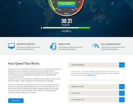 #3 untuk Design an Internet SpeedTest Website layout oleh webmastersud
