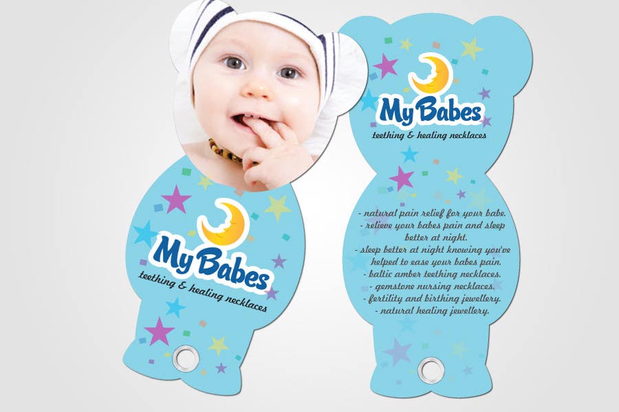 Contest Entry #40 for                                                 Print & Packaging Design for My Babes Teething & Healing Necklaces
                                            
