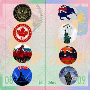 Participación en el concurso Nro.33 para                                                 FUN and responsive passport and destination stamps design for SAAS
                                            
