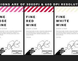 #38 for Label design to be replicated as high res for White Rose &amp; Red wine by sridharkadali5