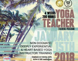 #48 for New flyer for our Yoga Teacher Training course (A3 or A4 format) by katerinapateli