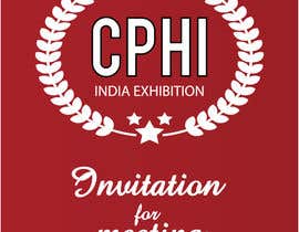 #10 para Design template for Invitation for CPHI exhibition de Bshah7