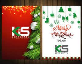 #35 for Design a Christmas card with our company logo and Christmas theme on the front  and Merry Christmas on the inside. -- 2 by petersamajay