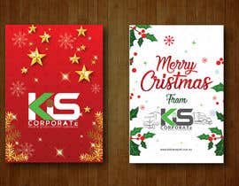 #17 for Design a Christmas card with our company logo and Christmas theme on the front  and Merry Christmas on the inside. -- 2 by riteshparmar79