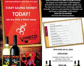 #76 Stand out Sexy Design wine Flyer (Rack Card) részére mnagm001 által