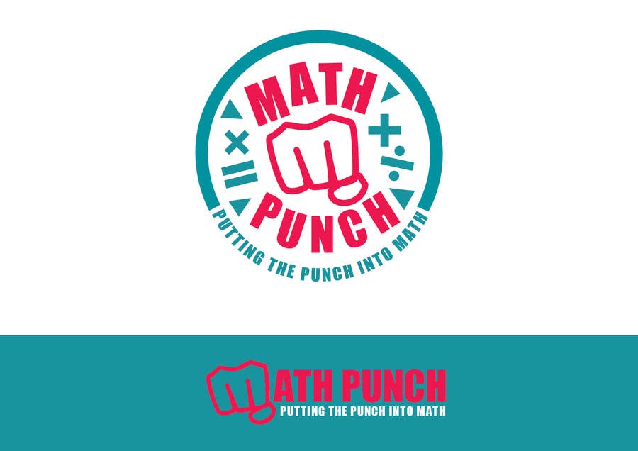 Penyertaan Peraduan #52 untuk                                                 Logo Design for Math Punch - Putting the Punch in Math
                                            