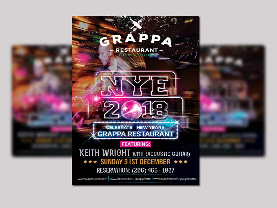 Proposta in Concorso #110 per                                                 Design a Flyer for new years eve
                                            