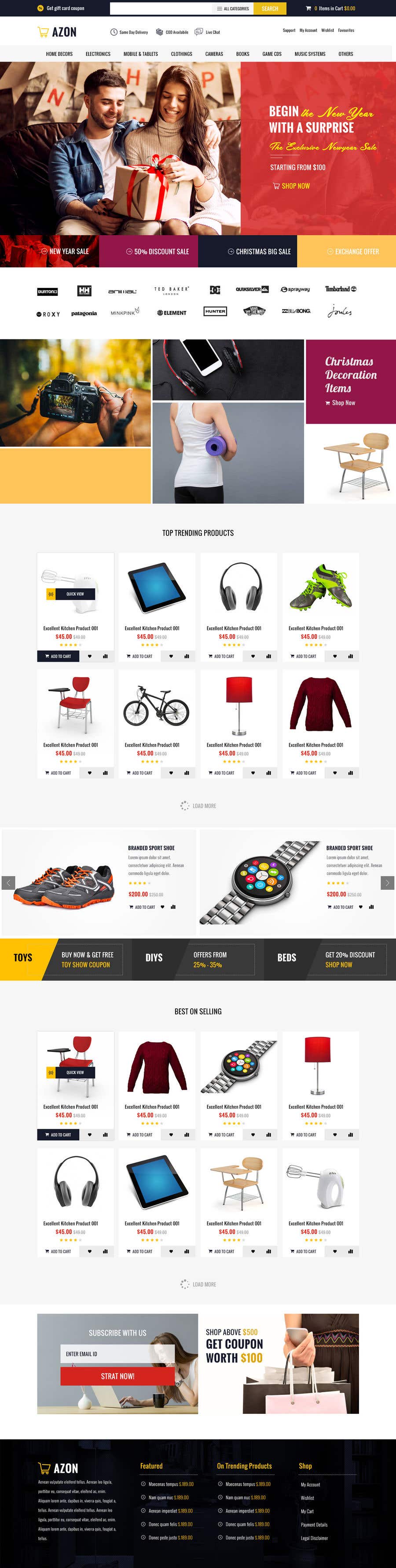 Contest Entry #36 for                                                 ecommerce website mockup
                                            