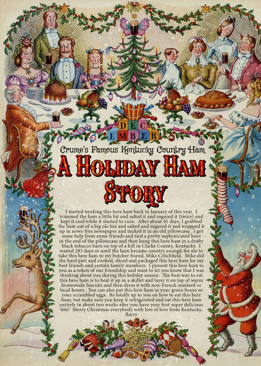 Contest Entry #200 for                                                 Holdiay Ham Gift Label
                                            