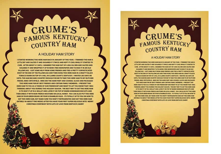 Contest Entry #191 for                                                 Holdiay Ham Gift Label
                                            