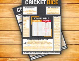 Nro 4 kilpailuun Cricket Dice Game - Design Instruction sheet &amp; Game elements käyttäjältä parulgupta549
