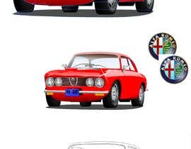 nº 28 pour Need an illustration of an Alfa Romeo GTV (Gran Turismo Veloce) from the late 1960s or early 1970s par picxart 