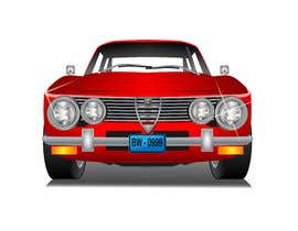 nº 34 pour Need an illustration of an Alfa Romeo GTV (Gran Turismo Veloce) from the late 1960s or early 1970s par picxart 