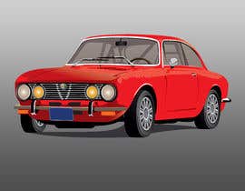 #16 untuk Need an illustration of an Alfa Romeo GTV (Gran Turismo Veloce) from the late 1960s or early 1970s oleh BlaBlaBD