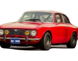 nº 27 pour Need an illustration of an Alfa Romeo GTV (Gran Turismo Veloce) from the late 1960s or early 1970s par BlaBlaBD 