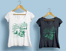 #115 dla Mermaid T-shirt needed-  Typography text with Mermaid image przez makibg