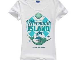 #105 per Mermaid T-shirt needed-  Typography text with Mermaid image da GeriAloha