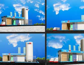 #13 za 3D design of a LCNG station for Energy Company od tahsinnihan