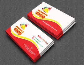 #80 para Design some Business Cards for Taco Restaurant por creativeworker07