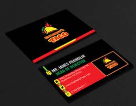 #153 para Design some Business Cards for Taco Restaurant por designerarif1302