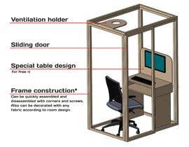 #3 สำหรับ Blueprint Design for Isolation Booth โดย vladignatenko