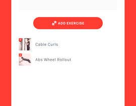#13 para Design several screens for my iPhone fitness app de JulioEdi