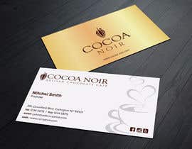 #351 za I need a business card Design for Chocolate Cafe od sabbir2018