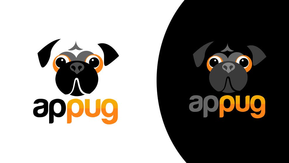 #209. pályamű a(z)                                                  "Pug Face" logo for new online messaging service
                                             versenyre