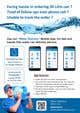 Graphic Design Bài thi #1 cho Design Flyer for Water Delivery Mobile App A4 Size