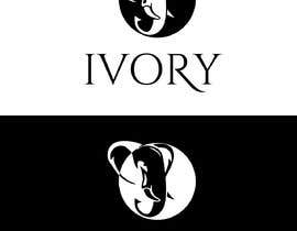 #14 for A simple, black and white logo of an elephant (or elephant&#039;s head) with tusks and the word &quot;IVORY&quot; written underneath. by Quintosol