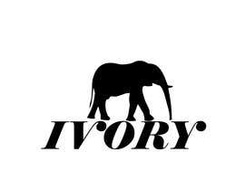 #34 για A simple, black and white logo of an elephant (or elephant&#039;s head) with tusks and the word &quot;IVORY&quot; written underneath. από pramanikmasud