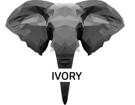 #27 cho A simple, black and white logo of an elephant (or elephant&#039;s head) with tusks and the word &quot;IVORY&quot; written underneath. bởi natm0411
