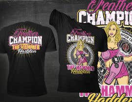 #24 for Female Fighter T-shirt Design by nasirali339