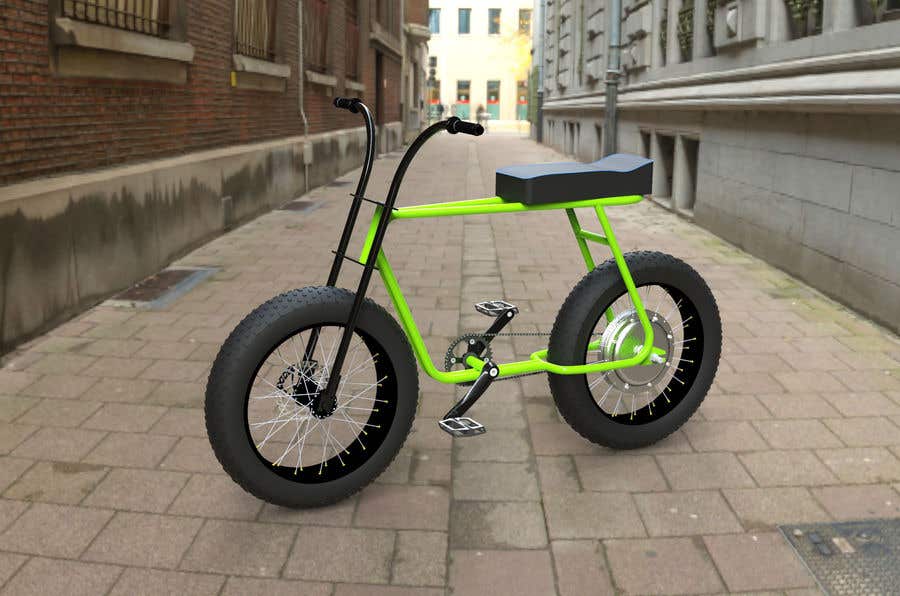 Конкурсная заявка № 2 для Design a fat tire retro electric mini bike. 
