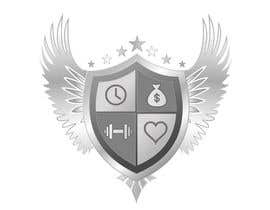 #8 for I have attached a couple examples, but need a logo of a sheild split into four areas (time, money, health and love) with 7 stars evenly distributed along the outside. Color of the sheild be silver by Schary