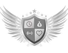 #9 para I have attached a couple examples, but need a logo of a sheild split into four areas (time, money, health and love) with 7 stars evenly distributed along the outside. Color of the sheild be silver por Schary