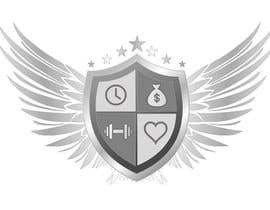 #10 I have attached a couple examples, but need a logo of a sheild split into four areas (time, money, health and love) with 7 stars evenly distributed along the outside. Color of the sheild be silver részére Schary által