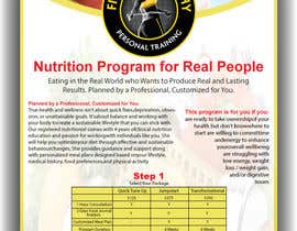 #4 para Flyer for A Nutrition Program Service de Manik012