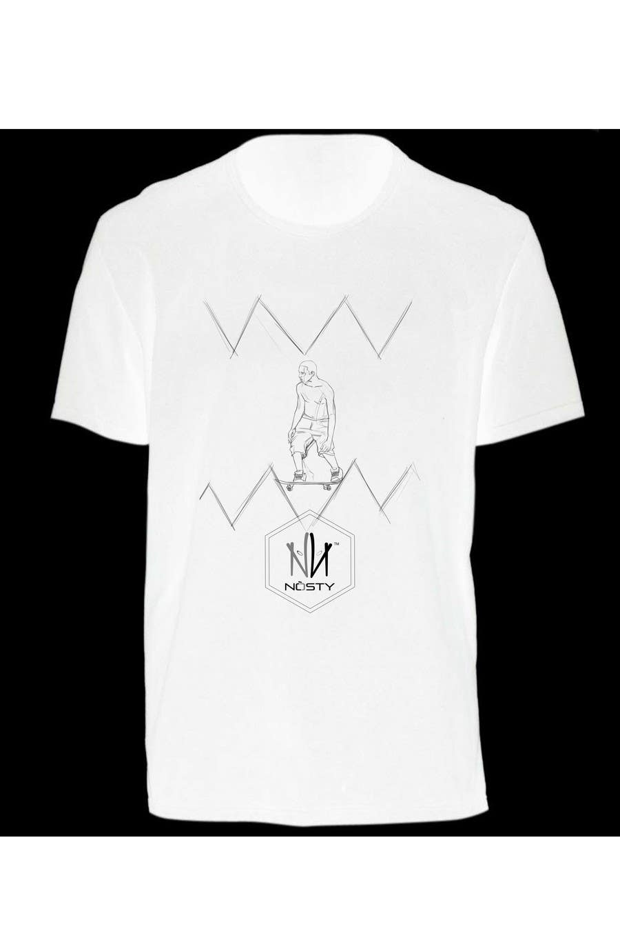 Inscrição nº 31 do Concurso para                                                 T-shirt Design for Nòsty Krew
                                            