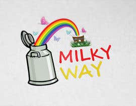 #60 for QUICK LOGO design // a milkcan at the end of the rainbow (milkyway) by shihab140395