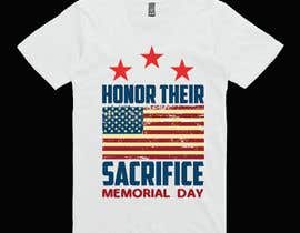 #139 for Design USA Memorial&#039;s day, image who will be printed on a Tshirt by nhp4488