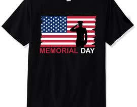 #145 for Design USA Memorial&#039;s day, image who will be printed on a Tshirt by Abhiroy470