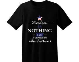 #33 สำหรับ Design USA Indipendence day, image who will be printed on a Tshirt โดย Shakkhor32