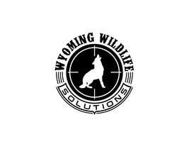 #24 for I need a logo that says Wyoming Wildlife Solutions. The words should be wrapped around a leg hold trap or a coyote. The finished logo needs to have a wild west look to it. by b3no